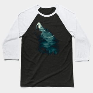 WOLF IN THE WILD Baseball T-Shirt